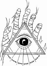 Illuminati Eye Tattoo Drawing Draw Drawings Seeing Japanese Designs Start Eyeball Paintingvalley Portfolio Getdrawings Ball sketch template