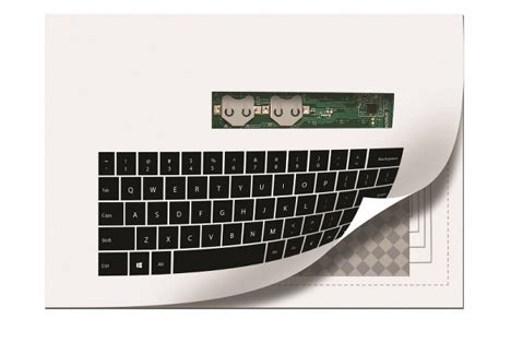 keyboard   printed   piece  paper gadgets