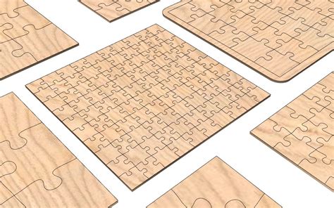puzzles laser cut template jigsaw graphic  cutwood creative fabrica