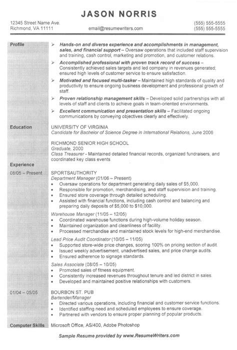 ewen blog student resume format