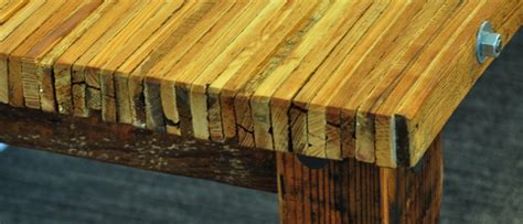 lath collection handmade reclaimed wood furniture