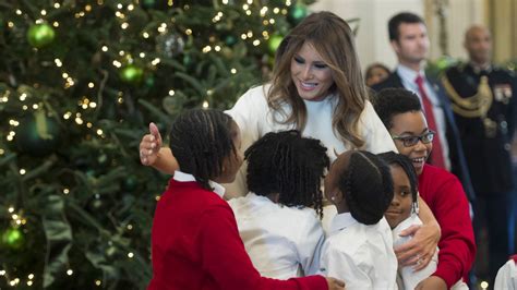 melania trump unveils white house christmas decorations to mixed