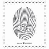 Fingerprint Thumb Vector Vectors Digital Psd Freepik sketch template