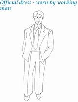 Coloring Men Printable Suits Pages Official Kids Template Menswear Print Dress sketch template