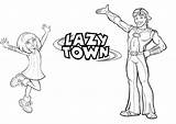 Coloring Lazy Town Pages Awesome Sheet Kids Lazytown Lifestyle Healthy Learn Coloringpagesfortoddlers Du sketch template
