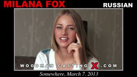 Milana Fox All Girls In Woodman Casting X