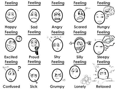 emotions coloring page emotion coloring pages emotion coloring pages