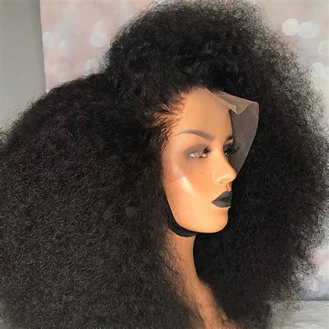 Afro Kinky Natural Hair 4b 4c Afro Kinky Hairstyles Human Hair