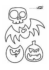 Halloween Coloring Templates sketch template