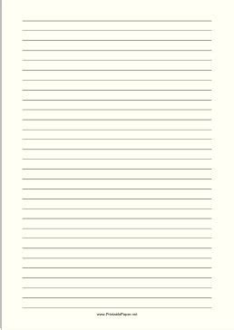 printable lined paper pale yellow wide black lines  printable