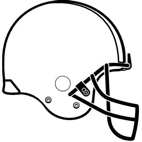 football helmet outline clipart