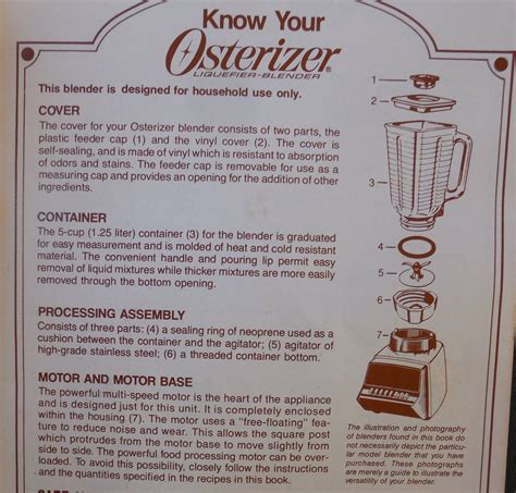 oster osterizer electric blender  parts schematic olde kitchen