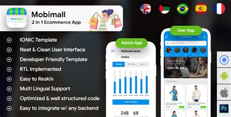 ecommerce android app template ecommerce ios app codemarket