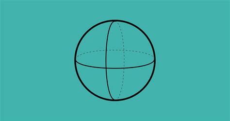 esfera partes area  volume matematica basica