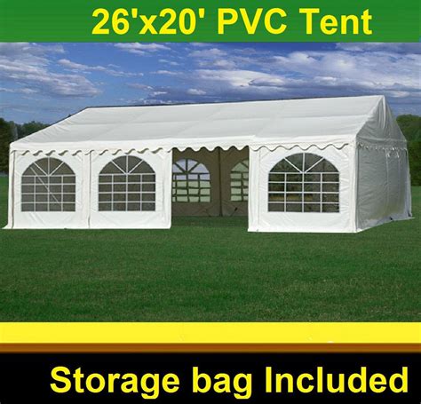 white pvc party tent