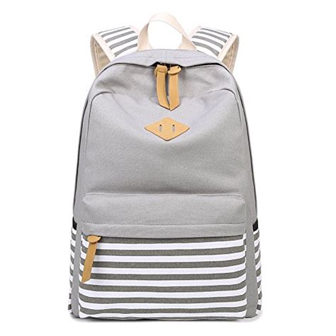 abshoo causal canvas stripe backpack cute teen backpacks
