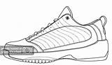 Jordans Nike 5th Dimension sketch template