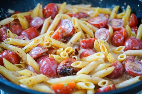 pot vegane pasta mit cremiger tomatensosse rezept