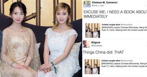 this viral story about a chinese lesbian billionaire couple was an amazing hoax