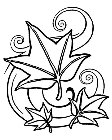 gambar crayola coloring pages autumn leaves printable image