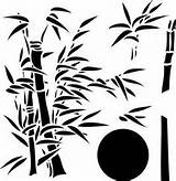Stencil Bambou Silhouette Con Plantillas Pochoir Pochoirs Dessin Bamboo Para Pintar Dessins Noire Modèles Lampe Fichiers Crayon Gratuits Du Au sketch template
