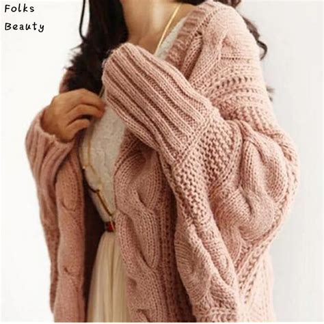 herfst winter gebreide vesten jas vrouwen  fashion lange mouwen batwing poncho trui mooie