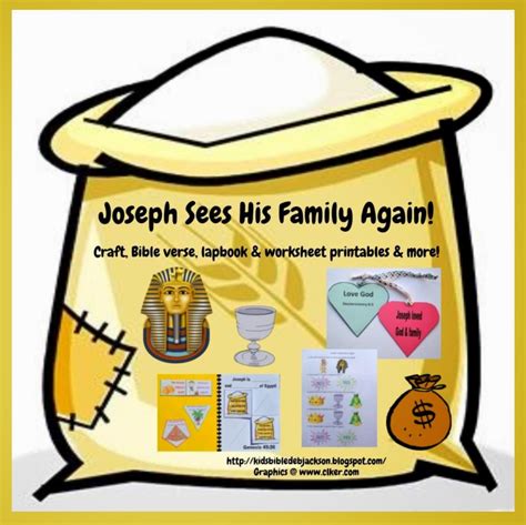 bible fun  kids genesis joseph reunited   family  egypt