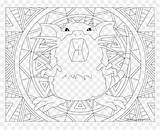 Raticate Mandala Vhv sketch template