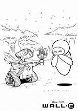 Wall Coloring Pages Eve Kids Printable Hellokids Disney Cute Color Print Walle Colouring Simple Movie sketch template