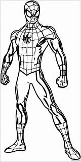 Pages Spider Man Spiderman Coloring Colouring Pose Superhero Color Printable Drawing Kids Halloween Body Sheets Print Marvel Hulk Easy Online sketch template