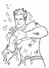 Coloring Pages Aquaman Lego Getdrawings sketch template