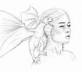 Daenerys Targaryen Thrones Pages sketch template