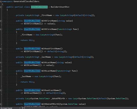 auto generate builders  source generator  net   simply code