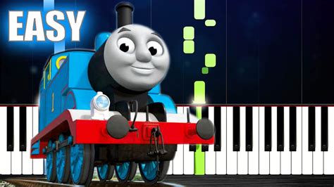 thomas  tank engine theme song easy piano tutorial chords chordify