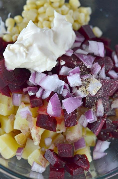 Beet Potato Salad With Eggs Vegan Version Know Your