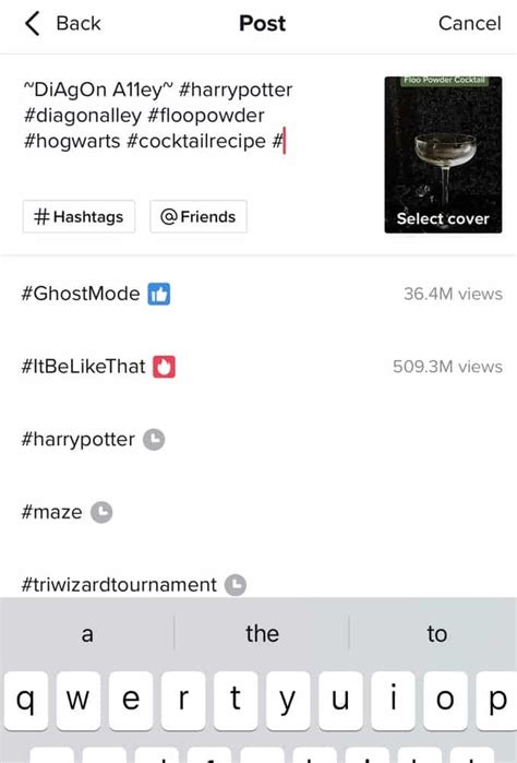 tiktok hashtags       fyp page