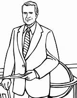 Coloring Pages Bush George Business Some Has Color sketch template