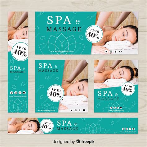 vector spa banners collection  photo