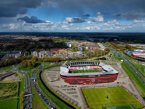 aerial view  afas stadium    home stadium  footballclubb az alkmaar