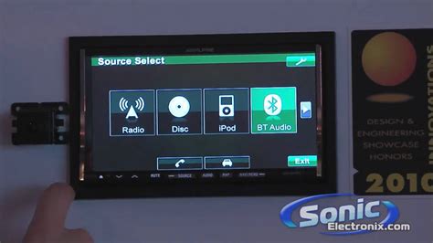 alpine ina  dvd receiver  gps navigation  ces  youtube