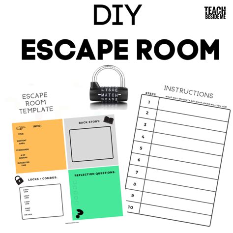printable escape room worksheets
