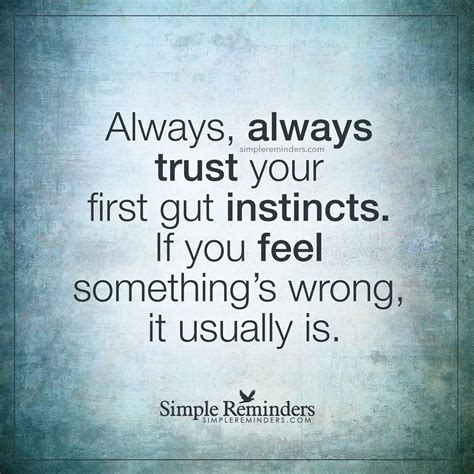 trust  instinct quotes gallery quotes