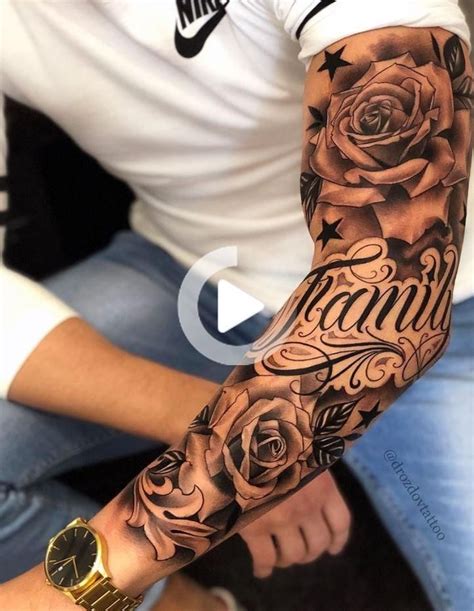 The Best Sleeve Tattoos Of All Time Rose Tattoos For Men Tattoo