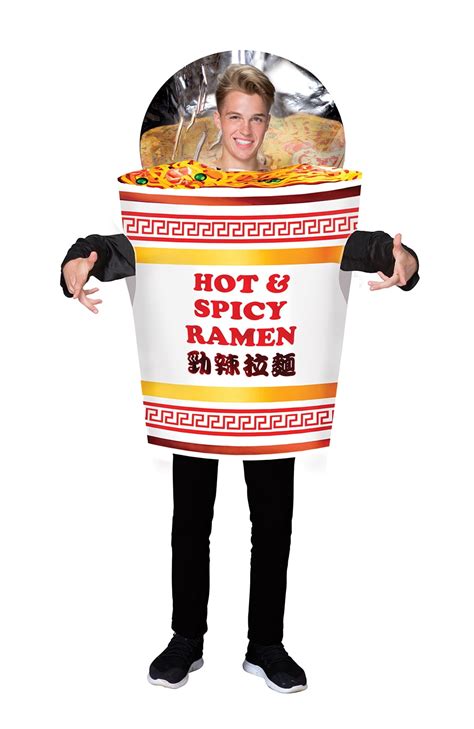 Hot And Spicy Ramen Costume Unisex Adult Chinese Noodle Outfit For