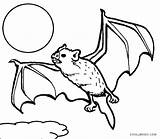 Bat Coloring Pages Cute Cartoon Bats Printable Flying Getcolorings Clipartmag Drawing Color Rouge sketch template