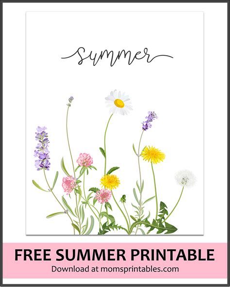 summer printable moms printables