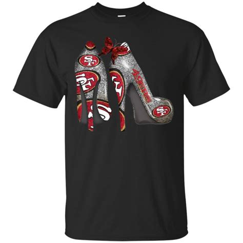 San Francisco 49ers High Heels T Shirt Women Fan T Idea Womens