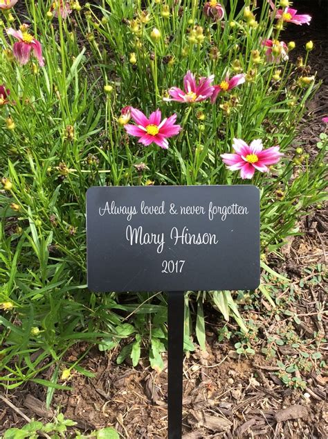 garden memorials personalized garden marker