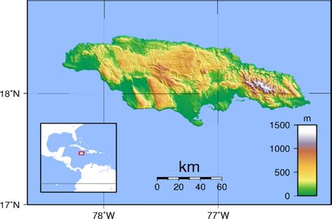 jamaica tourist attractions map