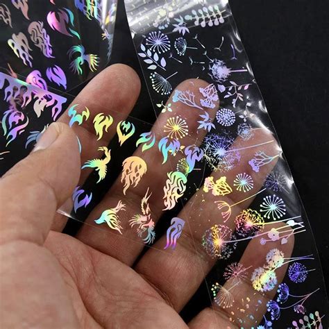 holographic nail foil etsy